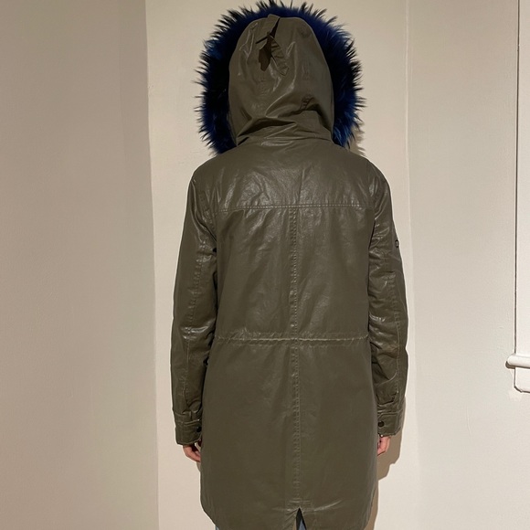 CUSTOM ONE OF A KIND SAM NY FUR LINED WINTER JACKET - Picture 2 of 4